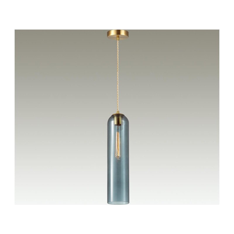 4641/1 PENDANT ODL20 407 золотой/синий Подвес E27 60W 220V VOSTI 4