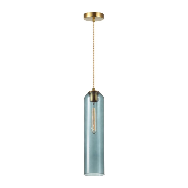 4641/1 PENDANT ODL20 407 золотой/синий Подвес E27 60W 220V VOSTI
