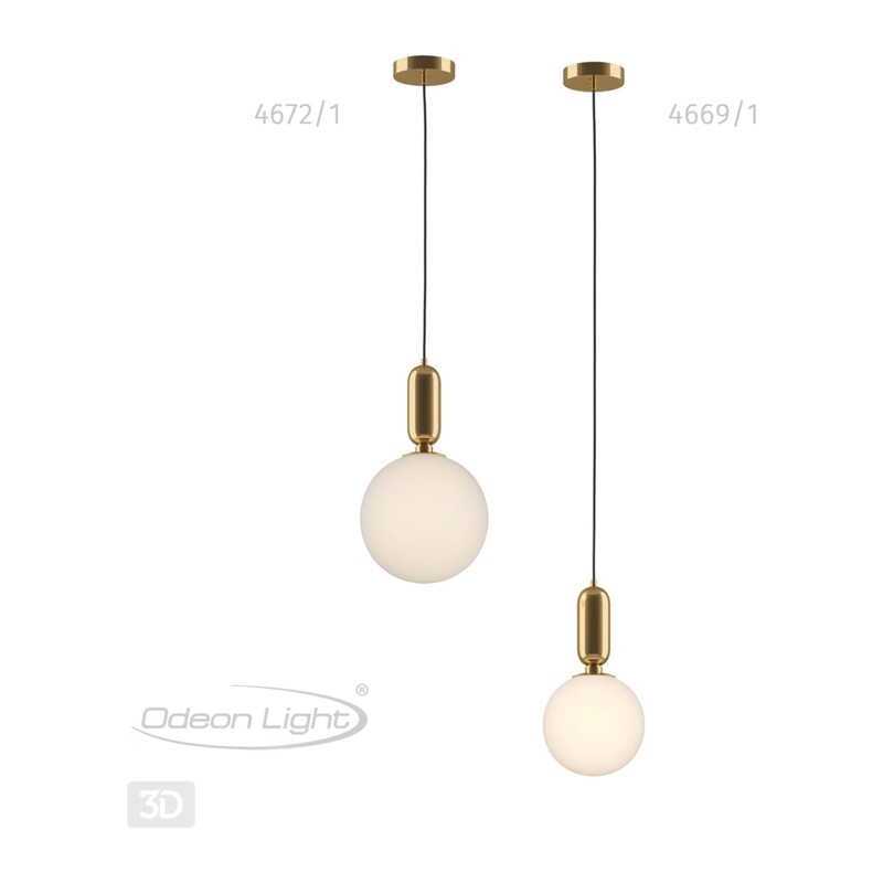 4669/1 PENDANT ODL20 393 золотой/белый Подвес E27 1*40W (тип лампы СВЕЧА ) 220V OKIA 2