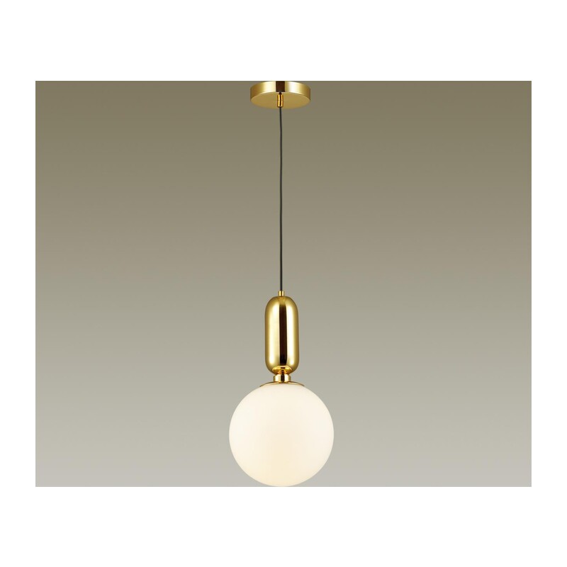 4669/1 PENDANT ODL20 393 золотой/белый Подвес E27 1*40W (тип лампы СВЕЧА ) 220V OKIA 4