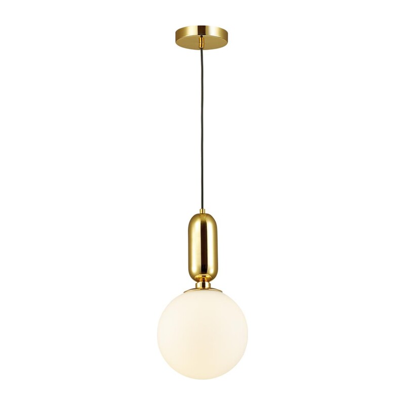4669/1 PENDANT ODL20 393 золотой/белый Подвес E27 1*40W (тип лампы СВЕЧА ) 220V OKIA