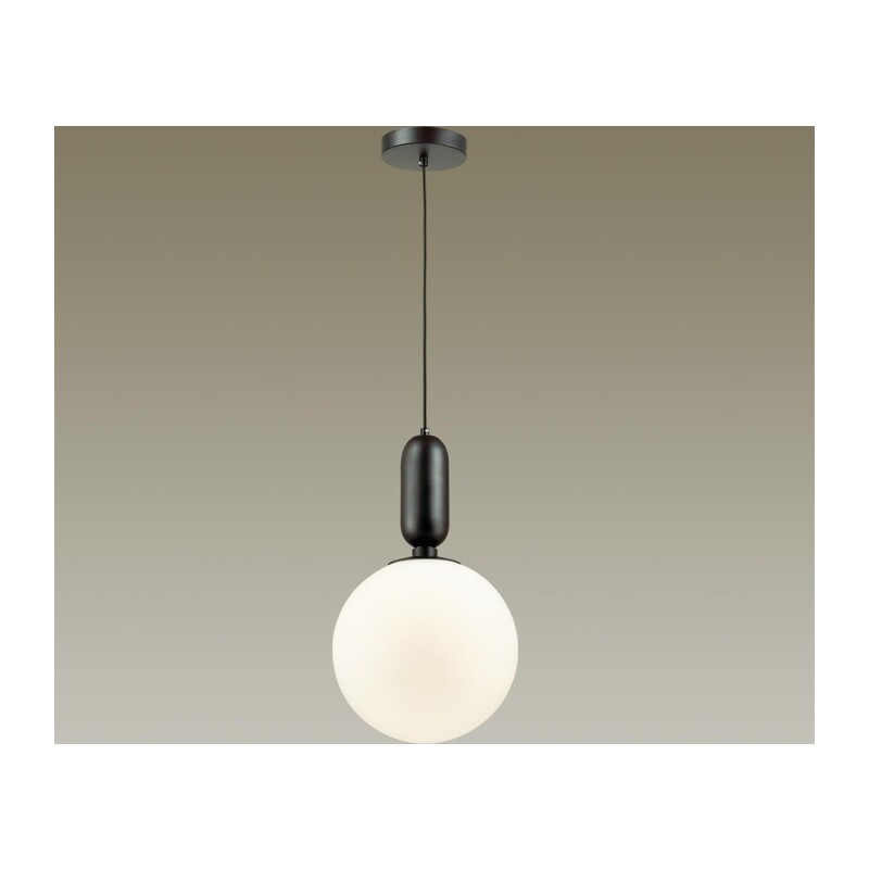 4671/1 PENDANT ODL20 393 черный/белый Подвес E27 1*40W (тип лампы СВЕЧА ) 220V OKIA 4