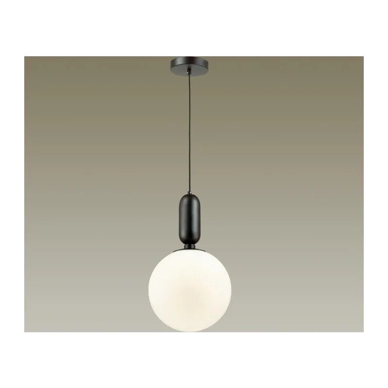 4671/1 PENDANT ODL20 393 черный/белый Подвес E27 1*40W (тип лампы СВЕЧА ) 220V OKIA 2