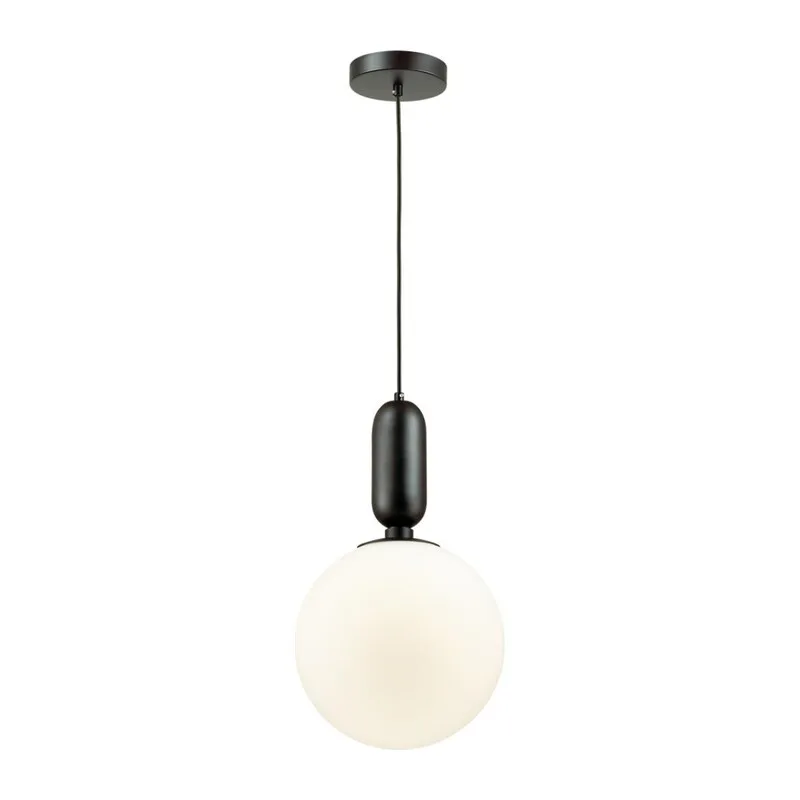 4671/1 PENDANT ODL20 393 черный/белый Подвес E27 1*40W (тип лампы СВЕЧА ) 220V OKIA