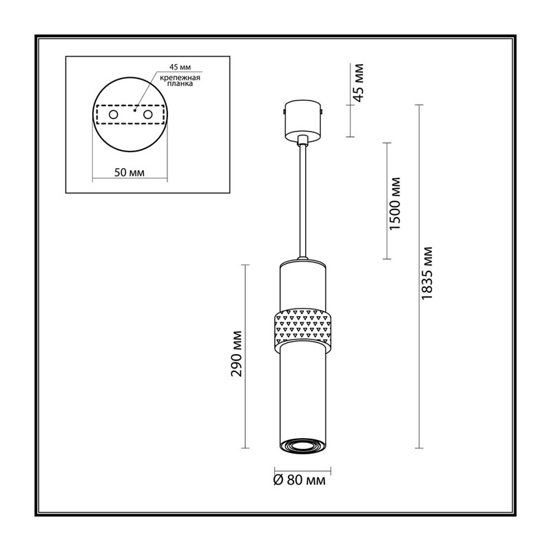 4738/5L L-VISION ODL20 395 черный/золотой Подвес GU10 5W 220V AFRA