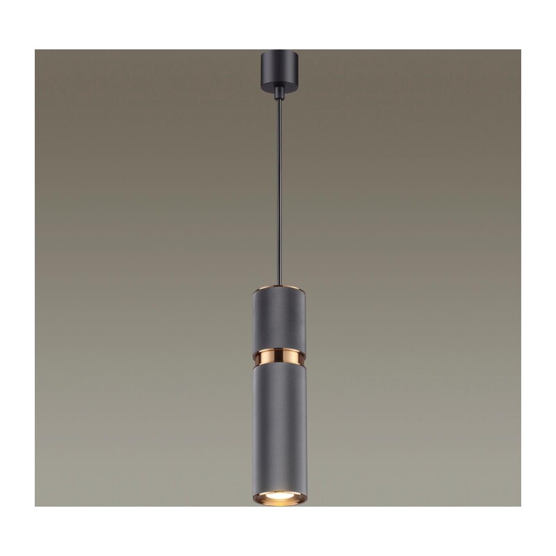 4743/5L L-VISION ODL20 395 серый/золотой Подвес GU10 5W 220V AFRA 2
