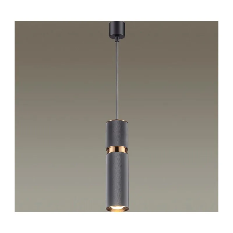 4743/5L L-VISION ODL20 395 серый/золотой Подвес GU10 5W 220V AFRA