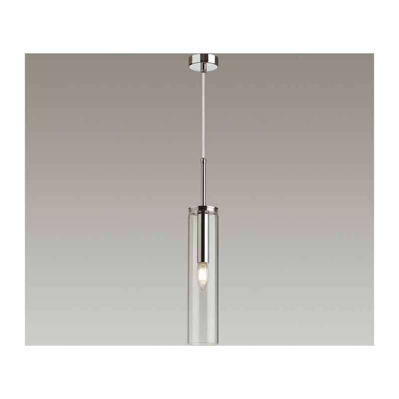 4695/1 PENDANT ODL20 000 хром/прозрачный Подвес E14 1*40W KLUM 4