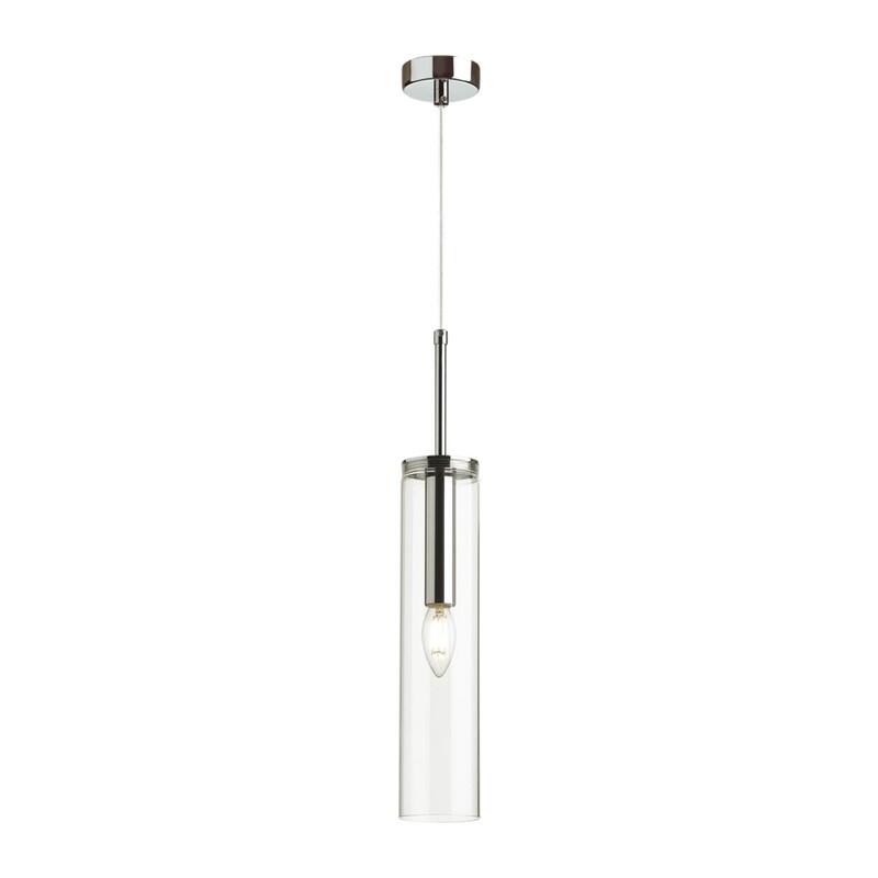 4695/1 PENDANT ODL20 000 хром/прозрачный Подвес E14 1*40W KLUM