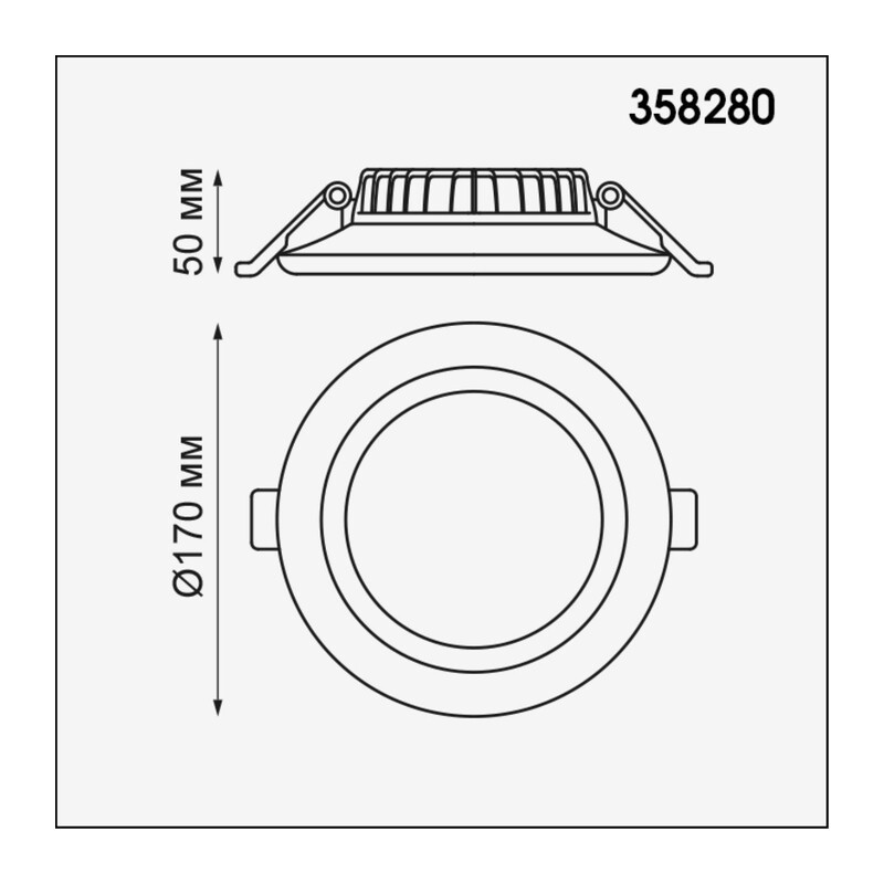 358280 SPOT NT19 557 белый Встраиваемый светильник IP20 LED 4000K 22W 85-265V JOIA