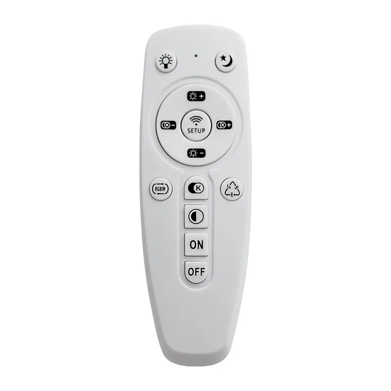 3037/DL COLOR SN 000 Светильник пластик/белый/хром LED 48Вт 3000-6500K D380 IP43 пульт ДУ/RGB/LampSmart COVA