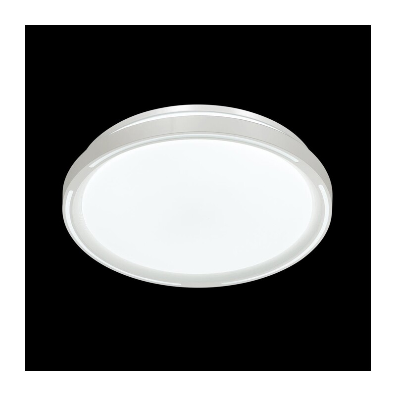 3028/EL COLOR SN 223 Светильник пластик/бел LED 72Вт 3000-6300K D490 IP43 пульт ДУ/RGB/LampSmart SLOT 6