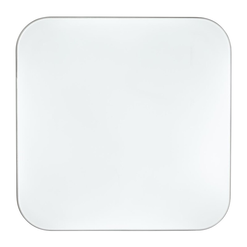 3020/DL TAN SN 213 Светильник пластик/хром LED 48Вт 3000-6300K 435х435 IP43 пульт ДУ/ LampSmart LONA 3