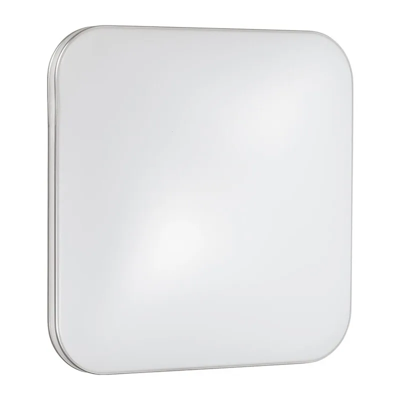 3020/DL TAN SN 213 Светильник пластик/хром LED 48Вт 3000-6300K 435х435 IP43 пульт ДУ/ LampSmart LONA