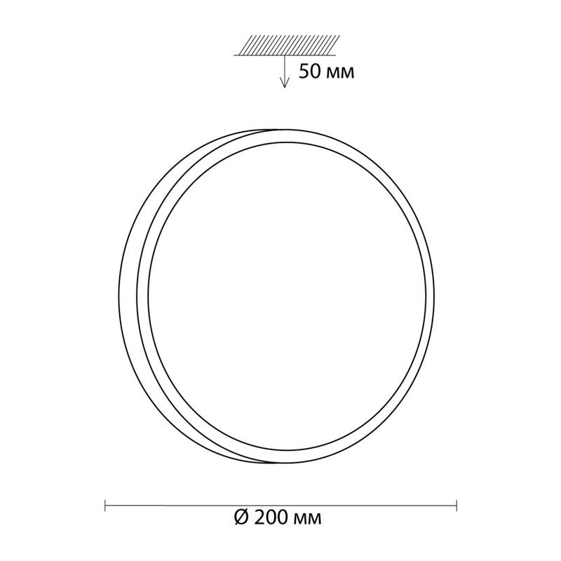 3012/AL MINI SN 000 Светильник пластик/белый/черный LED 12Вт 4000K D200 IP43 SMALLI 2