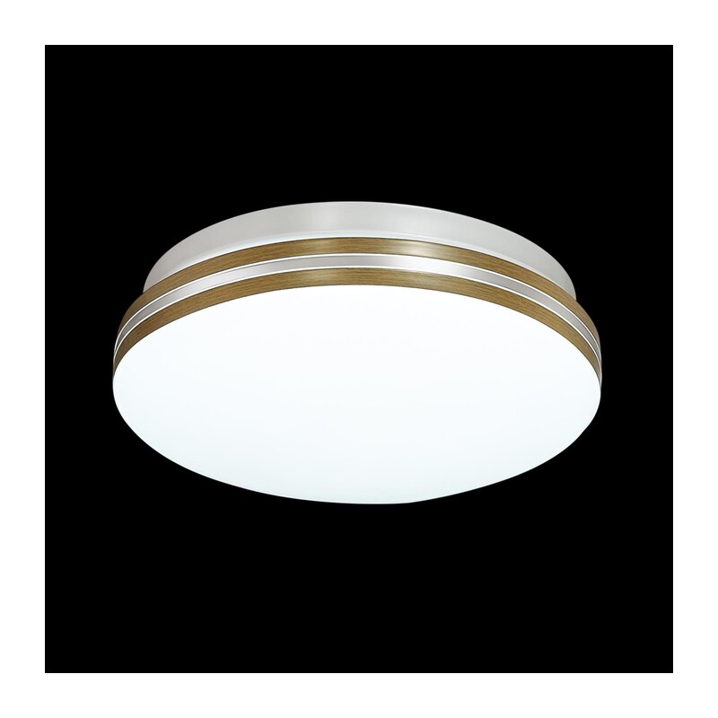 3015/AL MINI SN 000 Светильник пластик/белый/под дерево LED 12Вт 4000K D200 IP43 SMALLI 4