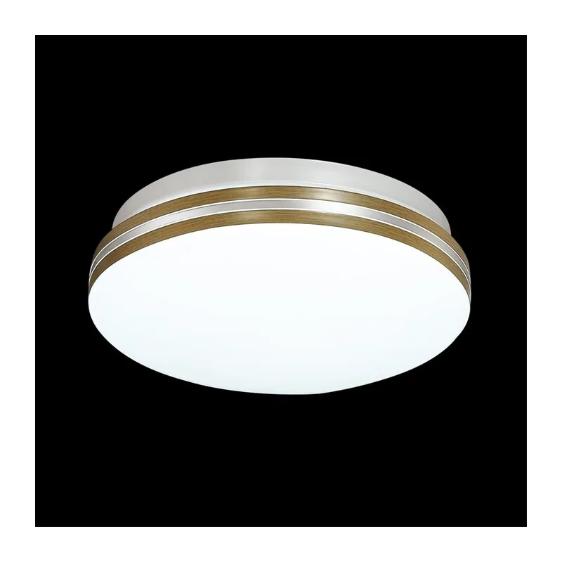 3015/CL MINI SN 207 Светильник пластик/белый/под дерево LED 30Вт 4000K D330 IP43 SMALLI 3