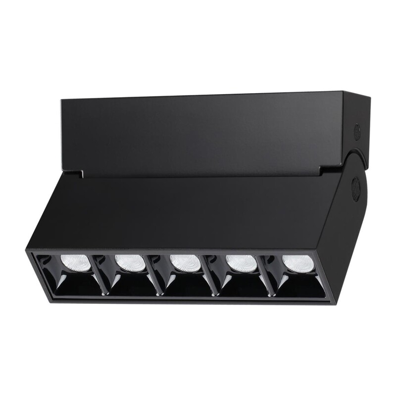 358323 OVER NT19 380 черный Светильник накладной IP33 LED 4000К 13W 110-265V EOS 3