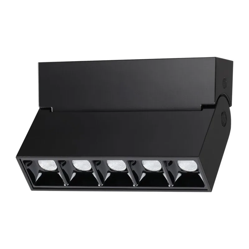 358323 OVER NT19 380 черный Светильник накладной IP33 LED 4000К 13W 110-265V EOS