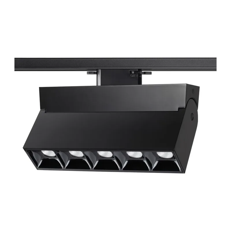 358324 PORT NT19 234 черный Светильник трековый однофазный трехжильный IP33 LED 4000К 25W 110-265V EOS