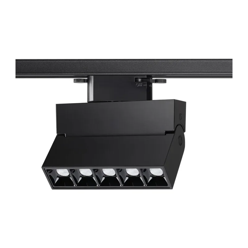 358325 PORT NT19 234 черный Светильник трековый однофазный трехжильный IP33 LED 4000К 13W 110-265V EOS