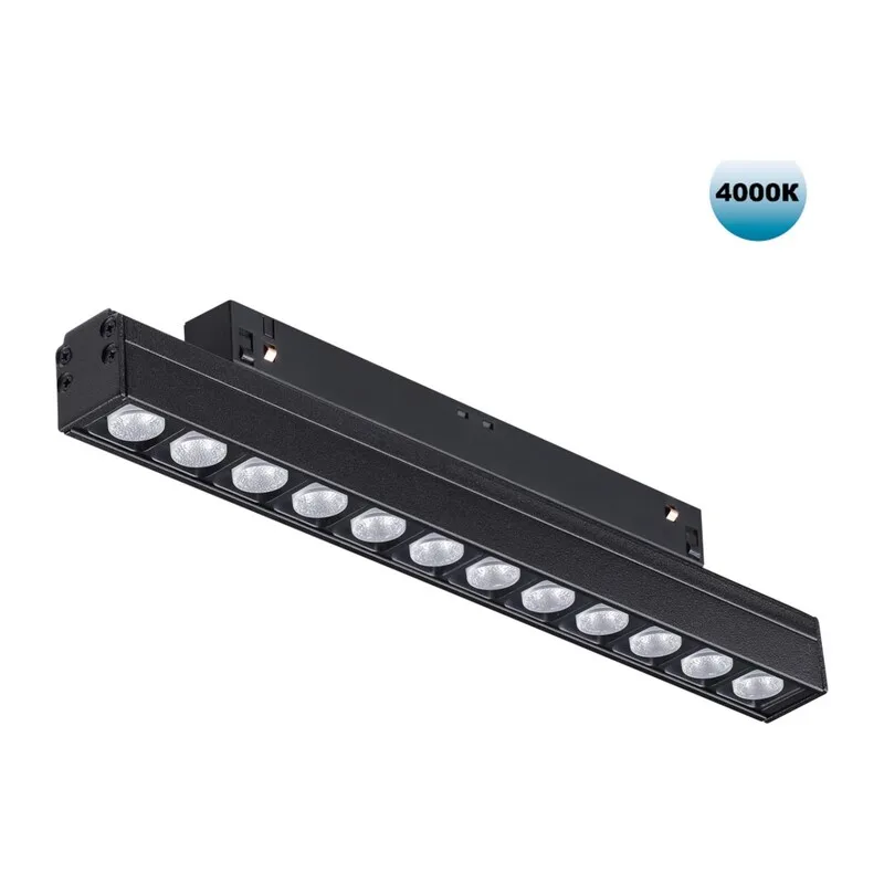 358418 SHINO NT20 152 черн Трековый светильник для низков. шинопровода IP20 LED 4000K 12W 48V FLUM
