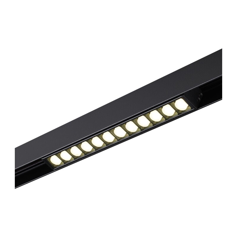 358418 SHINO NT20 152 черн Трековый светильник для низков. шинопровода IP20 LED 4000K 12W 48V FLUM