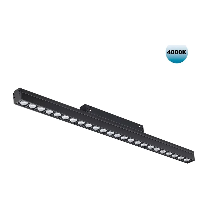 358420 SHINO NT20 152 черн Трековый светильник для низков. шинопровода IP20 LED 4000K 24W 48V FLUM