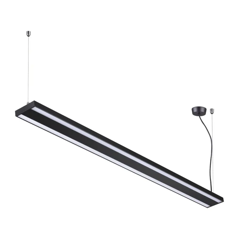 358446 OVER NT20 346 черный Подвесной светильник IP20 LED 40W вниз + 20W вверх 100-277V ITER