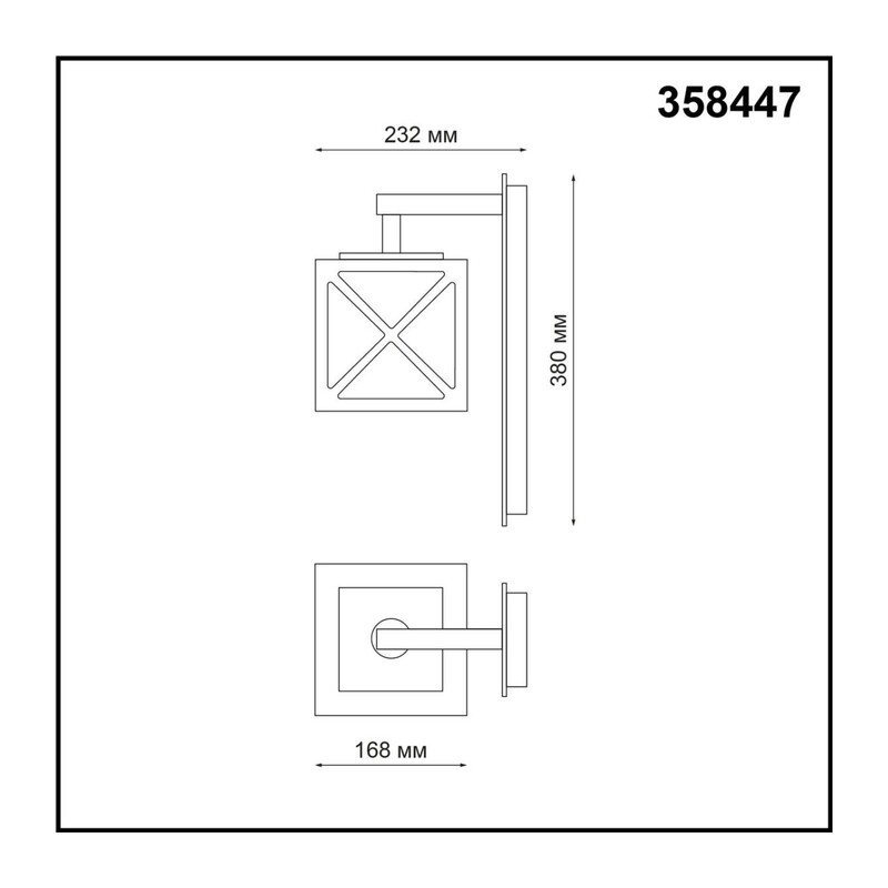 358447 STREET NT20 684 темно-серый Ландшафтн.настен.светильник IP54 LED 4000K 10W 100-240V DANTELA 2