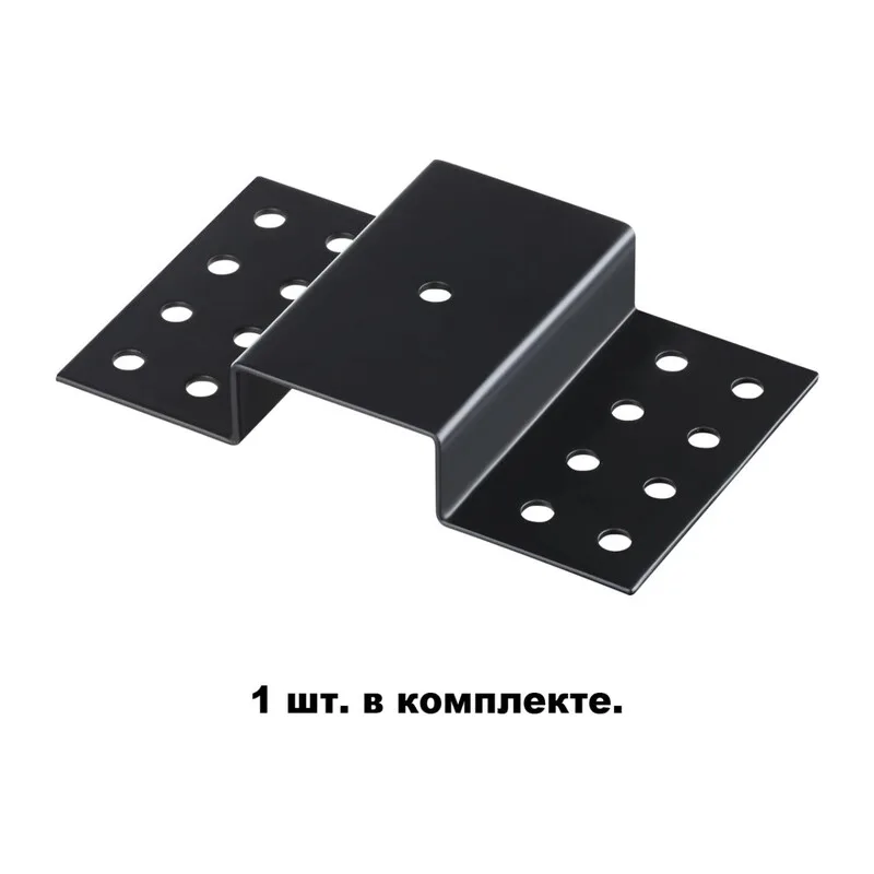 135112 PORT NT20 255 черный Крепление для встраиваемого монтажа однофазного трехжильного и двухжильного шинопровода IP20