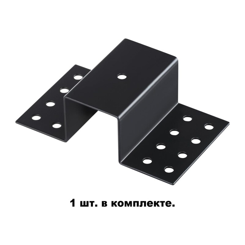 135113 PORT NT20 298 черный Крепление для встраиваемого монтажа трехфазного шинопровода IP20