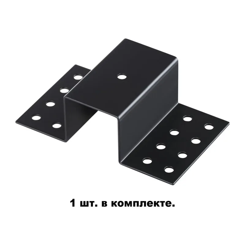 135113 PORT NT20 298 черный Крепление для встраиваемого монтажа трехфазного шинопровода IP20