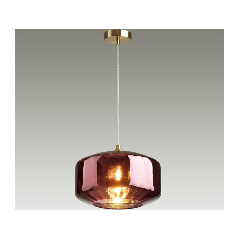 4782/1 PENDANT ODL21 409 бордовый/бронзовый Подвес E27 60W BINGA 4