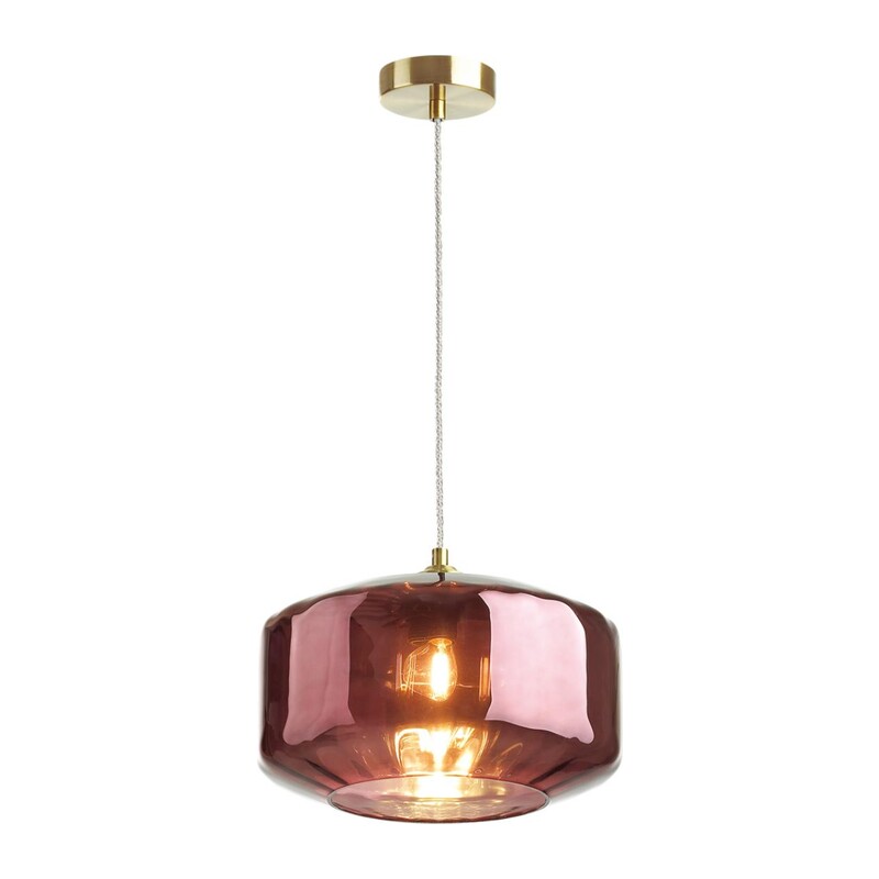 4782/1 PENDANT ODL21 409 бордовый/бронзовый Подвес E27 60W BINGA