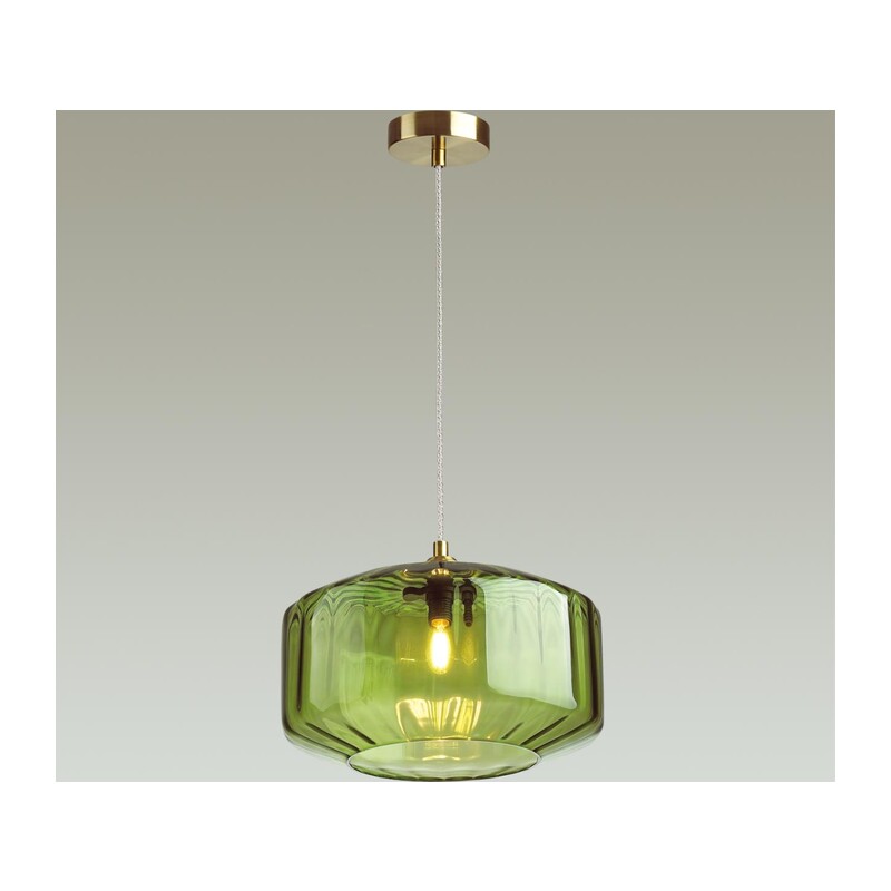 4783/1 PENDANT ODL21 409 зеленый/бронзовый Подвес E27 60W BINGA 4