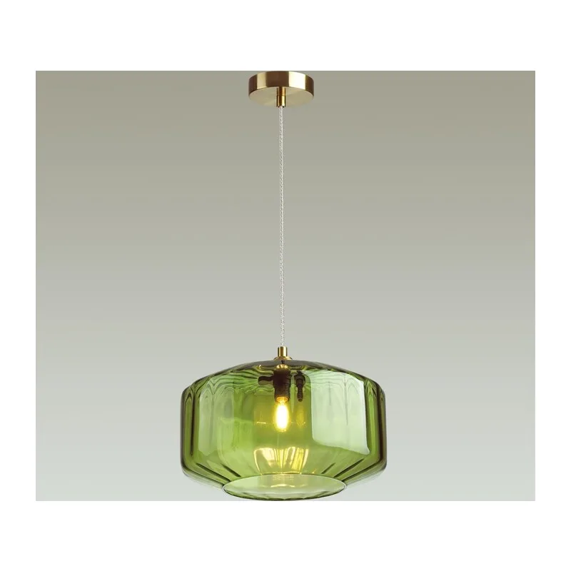 4783/1 PENDANT ODL21 409 зеленый/бронзовый Подвес E27 60W BINGA 2