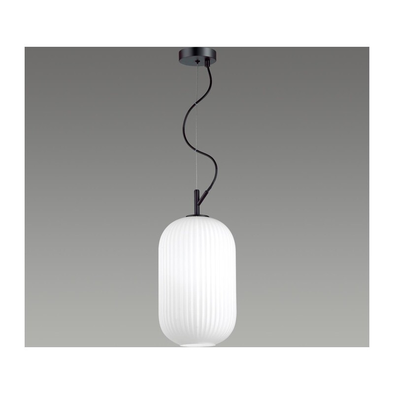 4751/1 PENDANT ODL21 411 белый/черный Подвес E27 60W ROOFI 3