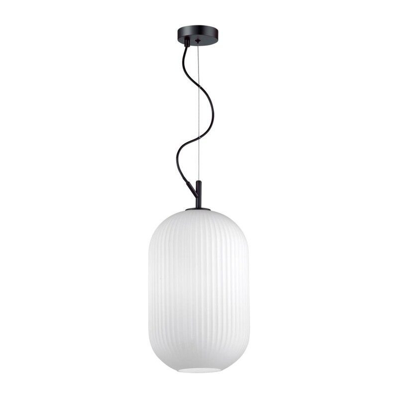4752/1 PENDANT ODL21 411 белый/черный Подвес E27 60W ROOFI
