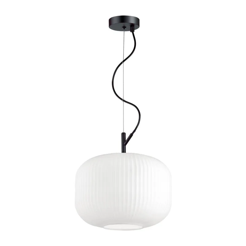 4754/1 PENDANT ODL21 411 белый/черный Подвес E27 60W ROOFI