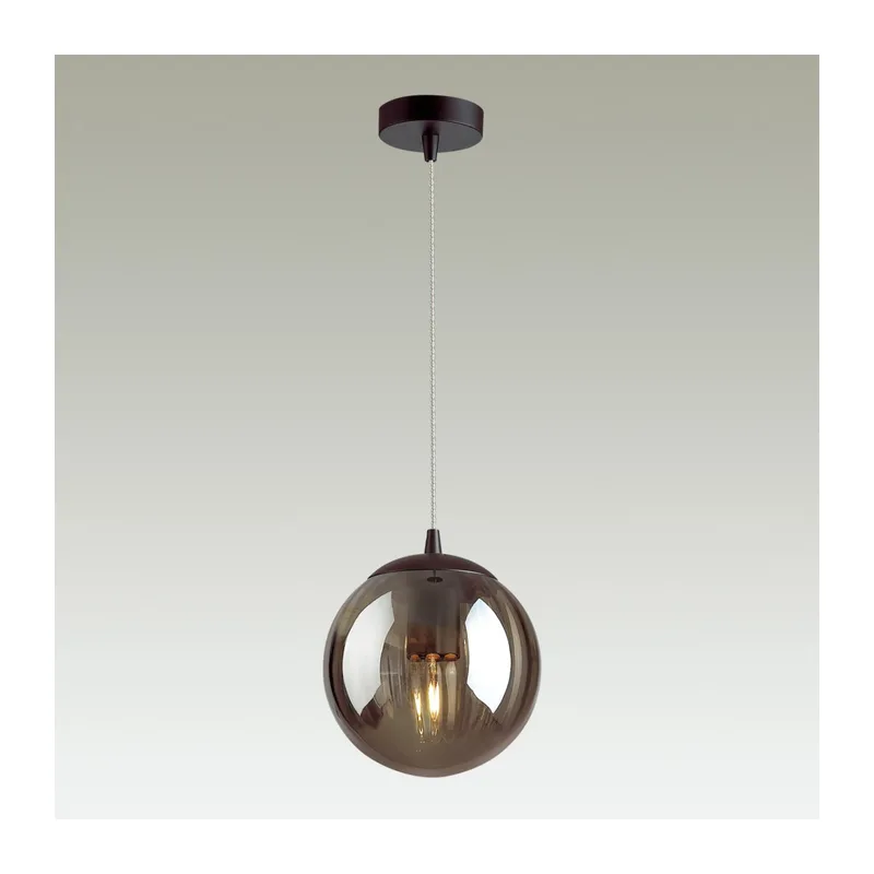 4757/1 PENDANT ODL21 353 дымчатый/черный Подвес E27 60W KATA 2