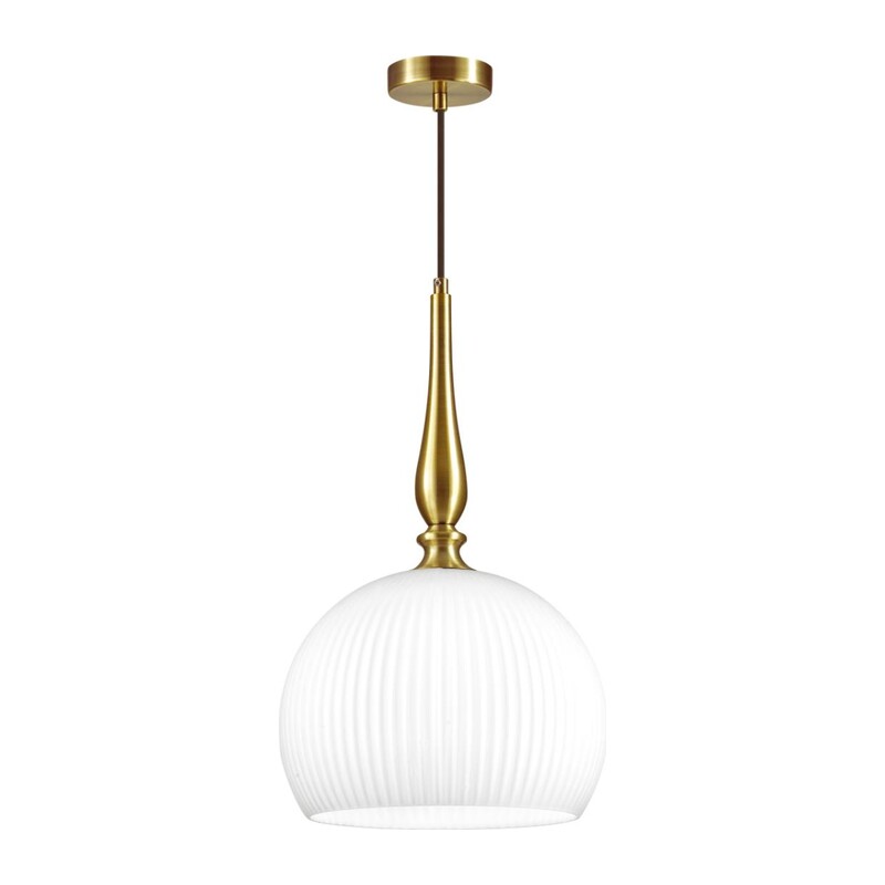 4765/1 PENDANT ODL21 413 белый/бронзовый Подвес E27 60W RUNGA