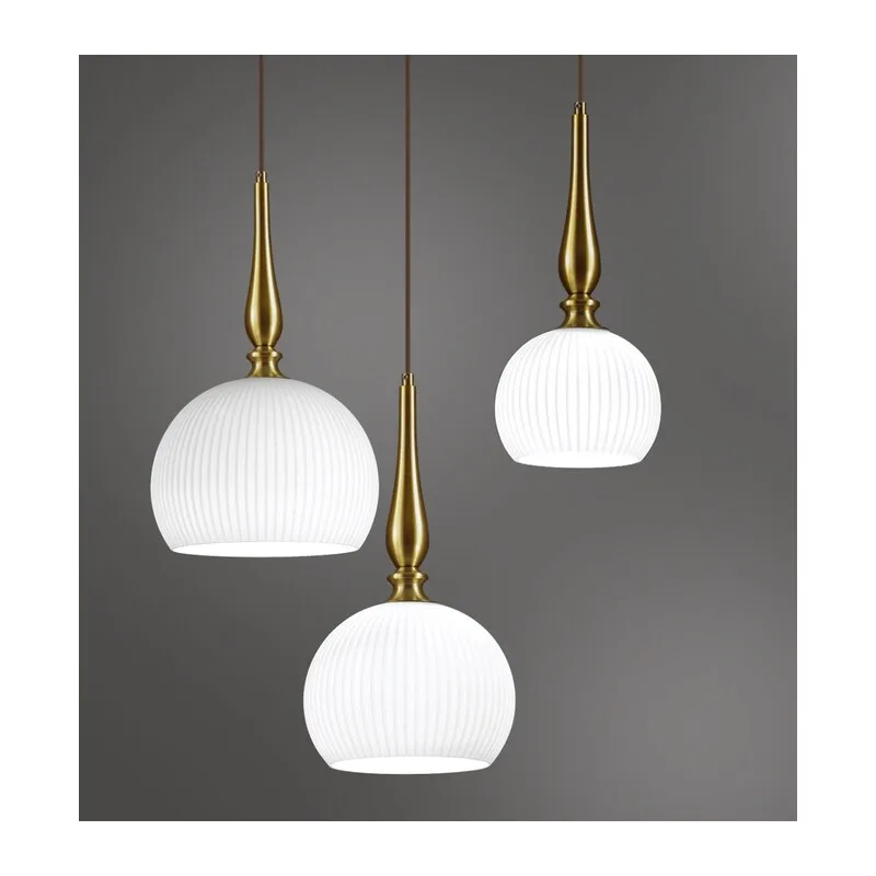 4767/1 PENDANT ODL21 413 белый/бронзовый Подвес E27 60W RUNGA 3