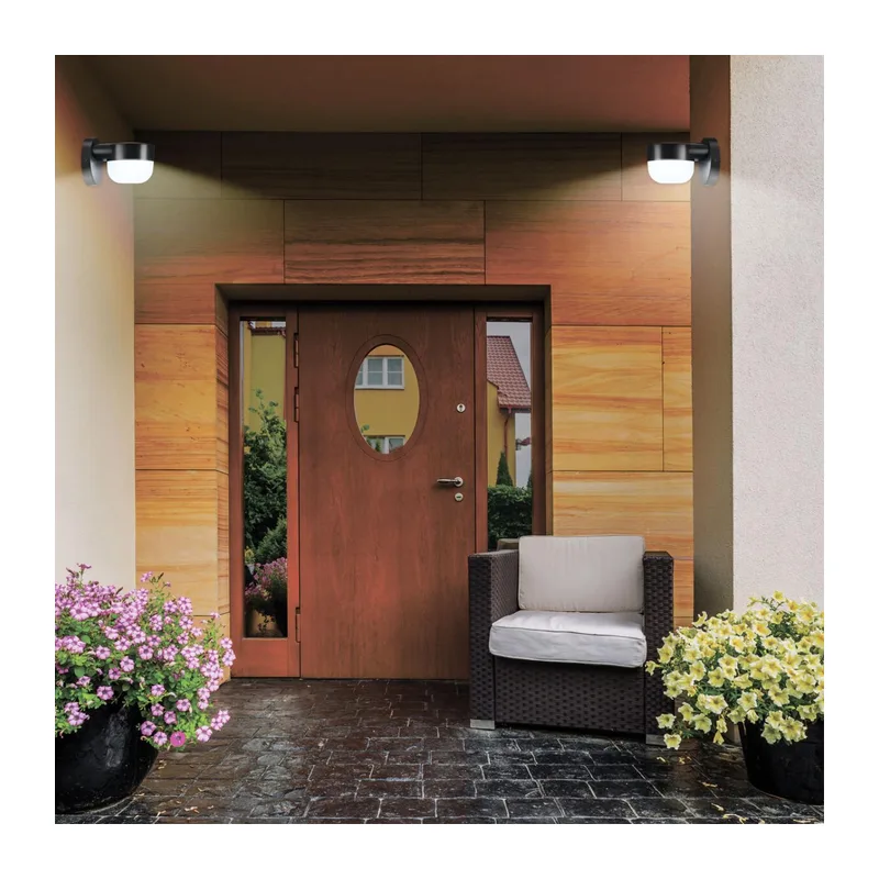 358451 STREET NT20 778 чёрный Ландшафтный настенный светильник IP65 LED 4000K 12W 220V OPAL 2