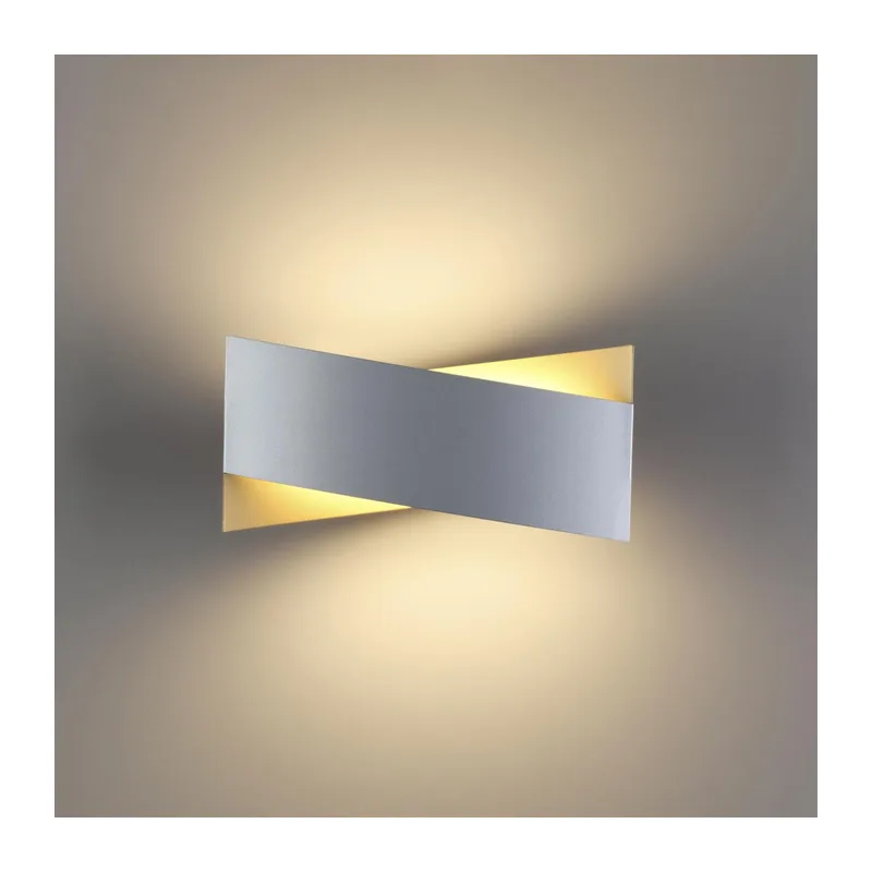 4214/18WL HIGHTECH ODL21 181 серебр/золот Настен.светильник IP20 LED 18W 900Лм 3000K TWISTY 2