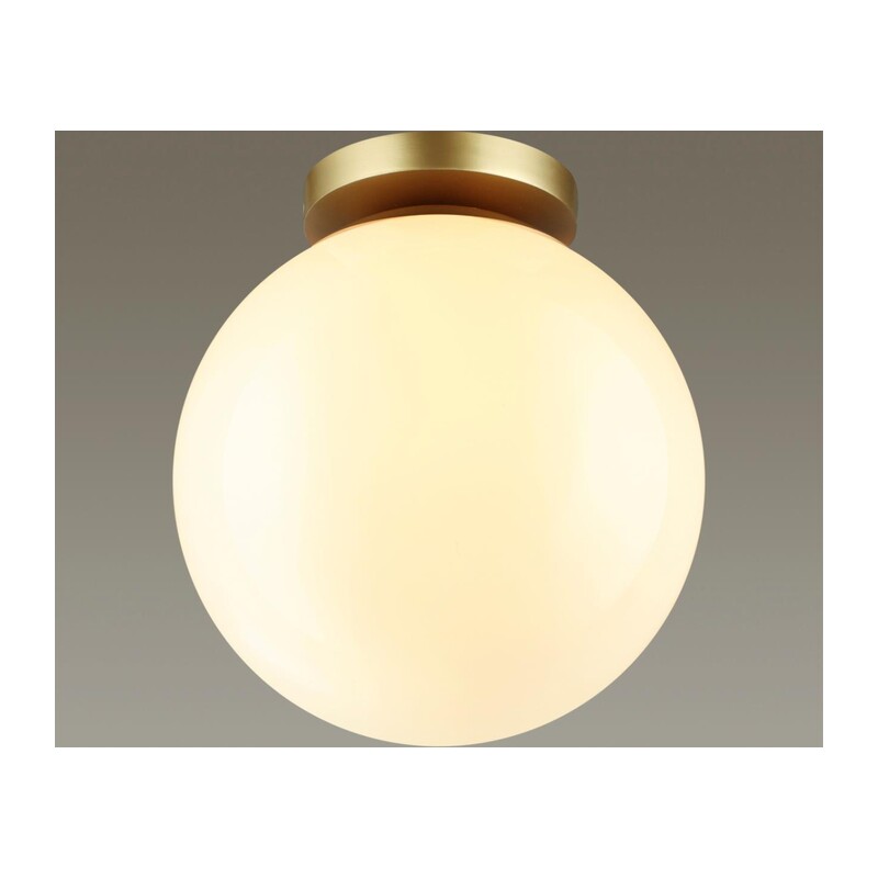 4248/1C HIGHTECH ODL21 505 золотист/металл/белый/акрил Потолочный светильник IP44 E27 LED max 9W BOSCO 4