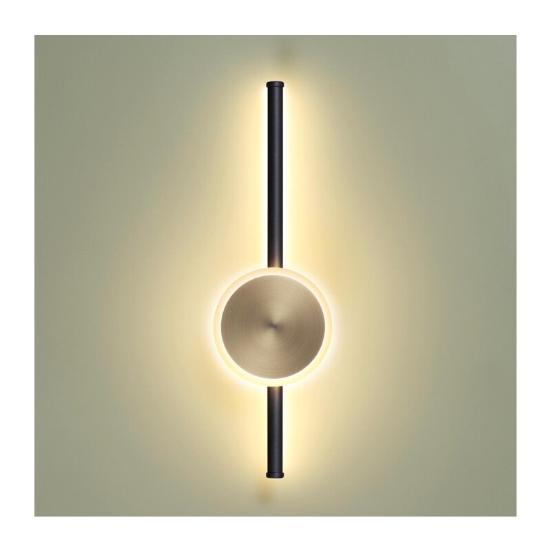 4256/12WL HIGHTECH ODL21 453 черн/бронза/металл Настен.светильник IP20 LED 12W 760Лм 3000K STILO 3