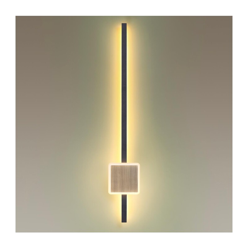 4257/18WL HIGHTECH ODL21 453 черн/ант.бронза Настен.светильник IP20 LED 18W 1148Лм 3000K STILO 3