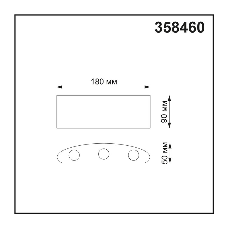 358460 STREET NT20 736 темно-серый  Ландшафтный настенный светильник IP54 LED 4000K 6W 85-265V CALLE 3