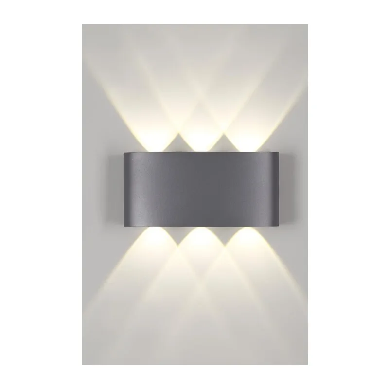358460 STREET NT20 736 темно-серый  Ландшафтный настенный светильник IP54 LED 4000K 6W 85-265V CALLE